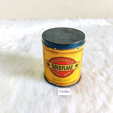 1930s Vintage Gold Flake Honey Dew Cigarette Advertising Tin Box Round CG445 picture