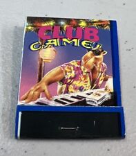 Joe Camel Club Camel Nights Are Hotter Matchbook - Unstruck New Old Stock picture