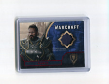 2016 Topps Warcraft Alliance Costume Fabric Relic Red Karos Wardrobe Relic 17/25 picture