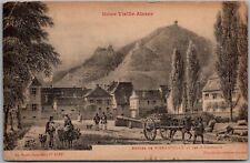 Postcard Notre Vielle Alsace, FRANCE 68 “RIBEAUVILLÉ, THE 3 CASTLES” 1919 Gd picture
