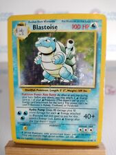 Blastoise 2/102 RARE Holo Pokemon Card WOTC 1999 (16) picture