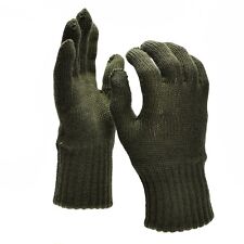 Genuine Belgian army military gloves Liners wool warmers Military Surplus picture