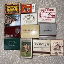 12 Vintage Matchbooks, Large,Flat matches with writing or Pictures-The Watergate picture