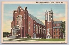Postcard Central Methodist Church Knoxville TN picture