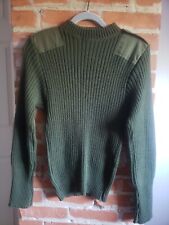 USMC DSCP Valor Collection Service Wool Sweater Olive Green Sz 34 picture