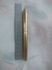 Parker 51 Aeromatic 1/10 12k GF Black Resin 14k Gold Medium Nib Fountain Pen picture