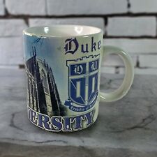 Vintage 1996 Duke University Blue Devils Chapel Blue White Coffee Mug Cup 4.75” picture