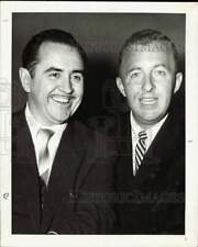 1957 Press Photo Tim Nolan and Bob Byron, KPRC Radio Hosts - hcq46825 picture