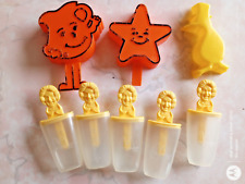 Vintage lot 5 Ronald McDonald ICE POP MOLDS + Kool Aid Pitcher Star and Penguin picture