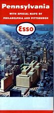1958 Esso Road Map: Pennsylvania NOS picture