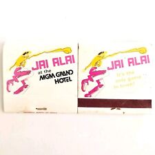Jai Alai MGM Grand Hotel Las Vegas Vintage Matchbooks Unstruck Lot Of 2 E77 picture