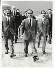 1968 Press Photo King Hussein of Jordan arrives in London - kfx60379 picture