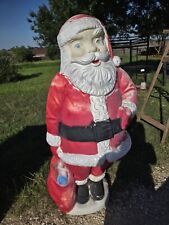 Vintage Huge 5ft Santa Claus Blow Mold Lights Up Christmas 60