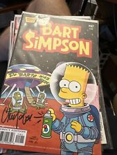 Signed Comic Book High Grade Bagged Boarded Bart Simpson # 67 Bongo picture