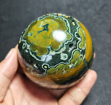 607 g TOP Natural  RARE Polished Ocean Jasper CRYSTAL SPHERE BALL FF209 picture