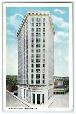 c1920 Hurt Building Exterior Atlanta Georgia Vintage Antique Unposted Postcard picture