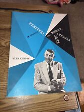 1954 Festival Of Modern American Jazz Program, Stan Kenton, Art Tatum  picture