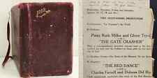 1929 antique DIARY new york city written in French handwritten  picture