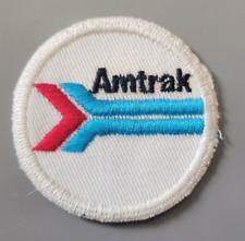 Vintage Amtrak Passenger Train Railroad Embroidered Patch picture
