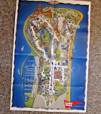 NEW 2024 Cedar Point Amusement Park ~~ POSTER SIZE Park Map with New TT2 Coaster picture