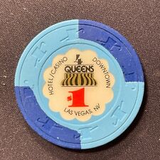 Four Queens Las Vegas $1 casino chip house chip 1989 obsolete gaming token LV1 picture