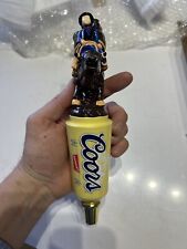 New Figural Rodeo Bucking Bronco Rider Coors Banquet Tap Handle Beer Bar Pub Nib picture
