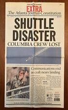 Atlanta Journal Constitution Columbia Shuttle explosion Feb. 2, 2003 picture