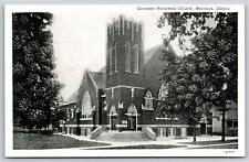 Morrison Illinois~Ebenezer Reformed Church~Corner Entrance In Tower~Vintage PC picture