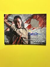 Topps Walking Dead Survival Box Auto Relic Card SONEQUA MARTIN as SASHA   09/10 picture