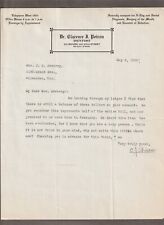 1925 Dr. CLARENCE J. POIRON, Milwaukee DENTIST Letterhead/LETTER + 5 Statements picture