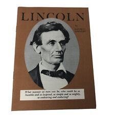 Lincoln By Ralph newman 1958 GM Staff Brochure booklet pamphlet 50s Vintage picture