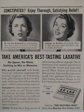 1952 Ex-Lax Laxative Print Ad The Doctors Wife NBC Vtg Life Magazine Advertising picture
