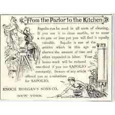 Sapolio Cleaning Enoch Morgan's Sons NY c1890 Victorian Ad AE8-CH1 picture