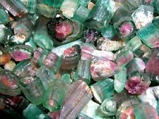 Watermelon Tourmaline crystal mixed grade Nigeria 20 carat lots 3-8 pieces picture