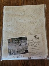 Lace Oblong Tablecloth Ivory 60