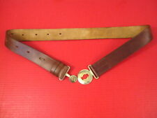 WWII US Army General Officer's Leather Holster Pistol Belt - Waist to 44
