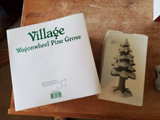 Department 56 Christmas Village Accessories Wagon Wheel Pine Grove and and Bonus picture