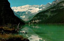 Lake Louise and Victoria Glacier, Canadian Rockies, Canada chrome Postcard picture