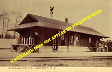 Central Railroad of New Jersey Eatontown NJ station REPRODUCTION from postcard picture