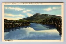 Chattanooga TN-Tennessee, TN River, Lookout Mountain, Vintage Postcard picture