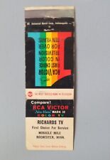 Richards TV Rochester MN Matchbook Cover picture