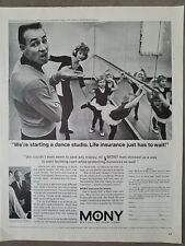 1963 MONY Mutual life insurance of NY South Bend Indiana ballet studio class ad picture