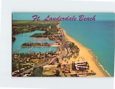 Postcard Aerial View Fort Lauderdale Beach Florida USA picture