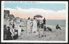 Bathing Scene and Beach, Point Pleasant Beach, New Jersey, Early Postcard picture