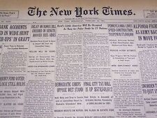 1931 FEBRUARY 18 NEW YORK TIMES - BYRD'S LITTLE AMERICA OCCUPIED - NT 3956 picture