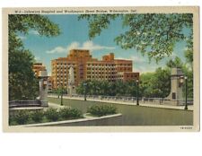 Postcard - Delaware Hospital & Washington Street Bridge - Wilmington DE - c1949 picture