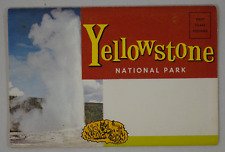 c1950s Souvenir Postcard Folder Yellowstone National Park WY Unposted USA picture