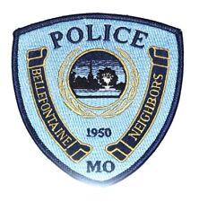 BELLEFONTAINE NEIGHBORS MISSOURI MO Sheriff Police Patch LOGO  picture