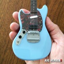 AXE HEAVEN Officially Licensed Mini Sonic Blue Fender Mustang Miniature Guita... picture