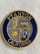 Rare 1950s 2nd Issue Stanton Police Patch. California  picture